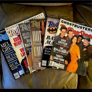 6 Rolling Stone issues featuring actors